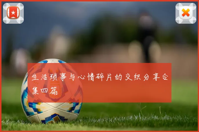 生活琐事与心情碎片的交织分享合集四篇